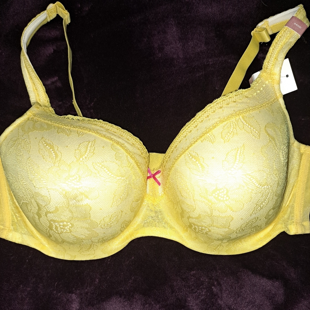 Lane Bryant Yellow Balconette Bra